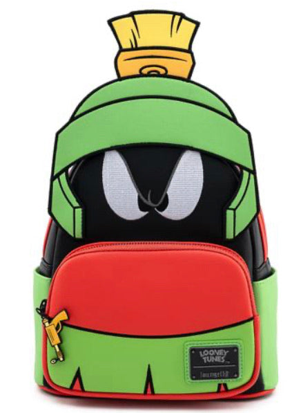 Loungefly Marvin the Martian Mini purchases Backpack , Matching Wallet and Keychain - ALL