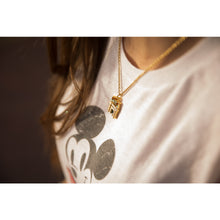 Load image into Gallery viewer, Disney Couture Kingdom Gold-Plated Cinderella Magic Castle Necklace