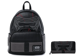 Loungefly Star Wars Kylo Ren Cosplay Mini Backpack and Wallet