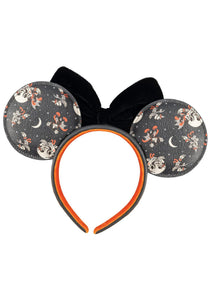 Loungefly Disney Mickey Minnie Halloween Vamp Witch AOP Headband Back
