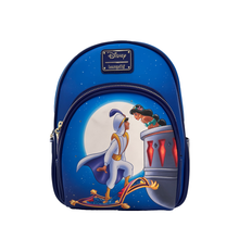 Load image into Gallery viewer, The Line Jumper Exclusive Loungefly Disney Jasmine and Aladdin Starry Night Mini Backpack