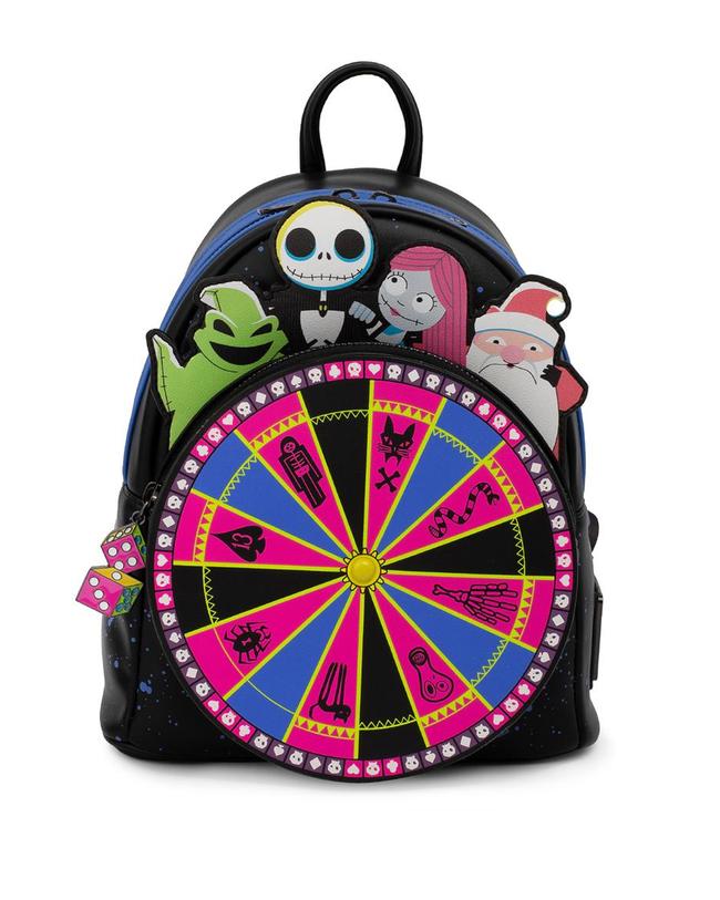 Loungefly Disney Nightmare Before Christmas Oogie Boogie Wheel Mini Backpack - Pre-Order August