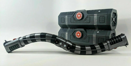 Galaxy's Edge Asajj Ventress Legacy Lightsaber Hilt Full Staff and Cases