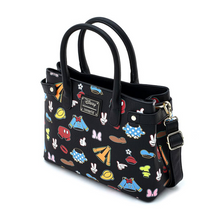 Load image into Gallery viewer, Loungefly Disney Sensational 6 Outfits AOP Crossbody Bag