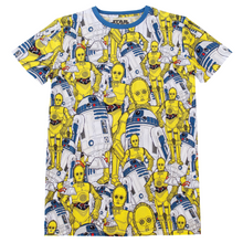 Load image into Gallery viewer, Cakeworthy Star Wars Droids AOP T-Shirt
