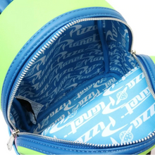 Load image into Gallery viewer, Toy Story Alien Pizza Planet Mini Backpack Interior View