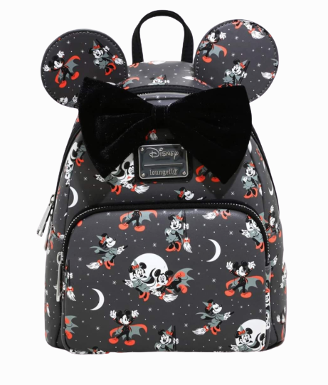 Loungefly Disney Mickey Minnie Halloween Vamp Witch AOP Mini  display picture 1