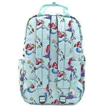 Load image into Gallery viewer, Loungefly Ariel Scenes All Over Print Nylon Square Backpack