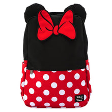 Load image into Gallery viewer, Loungefly Minnie Mouse Cosplay Square Nylon Backpack