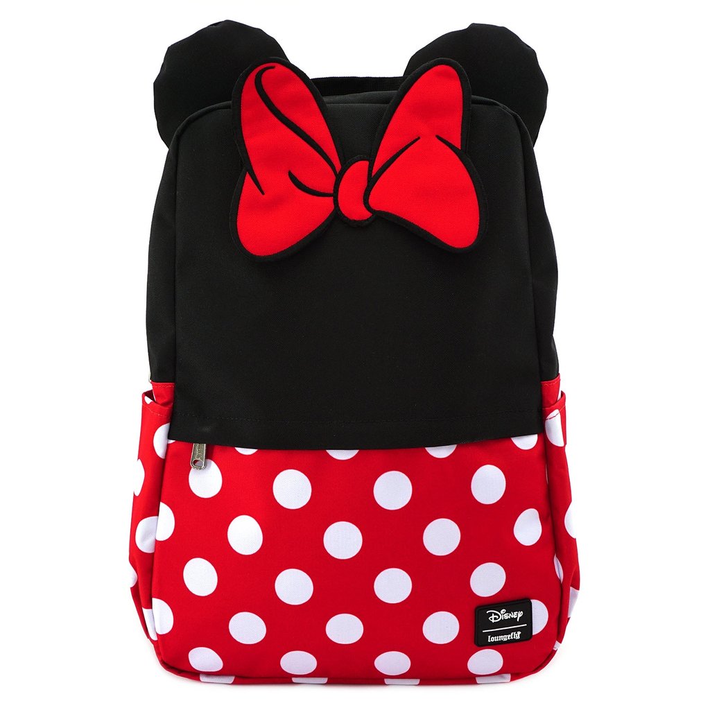 Loungefly Minnie Mouse Cosplay Square Nylon Backpack