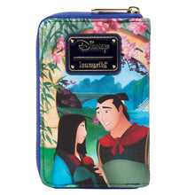 Load image into Gallery viewer, Loungefly Disney Mulan Castle Zip Around Wallet